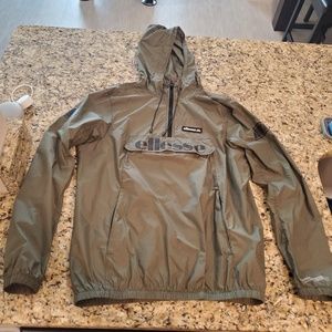 Ellesse Olive Green Windbreaker Pullover